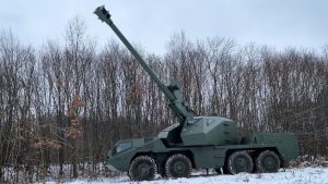 Ukrainian border guards received Dita self-propelled artillery system