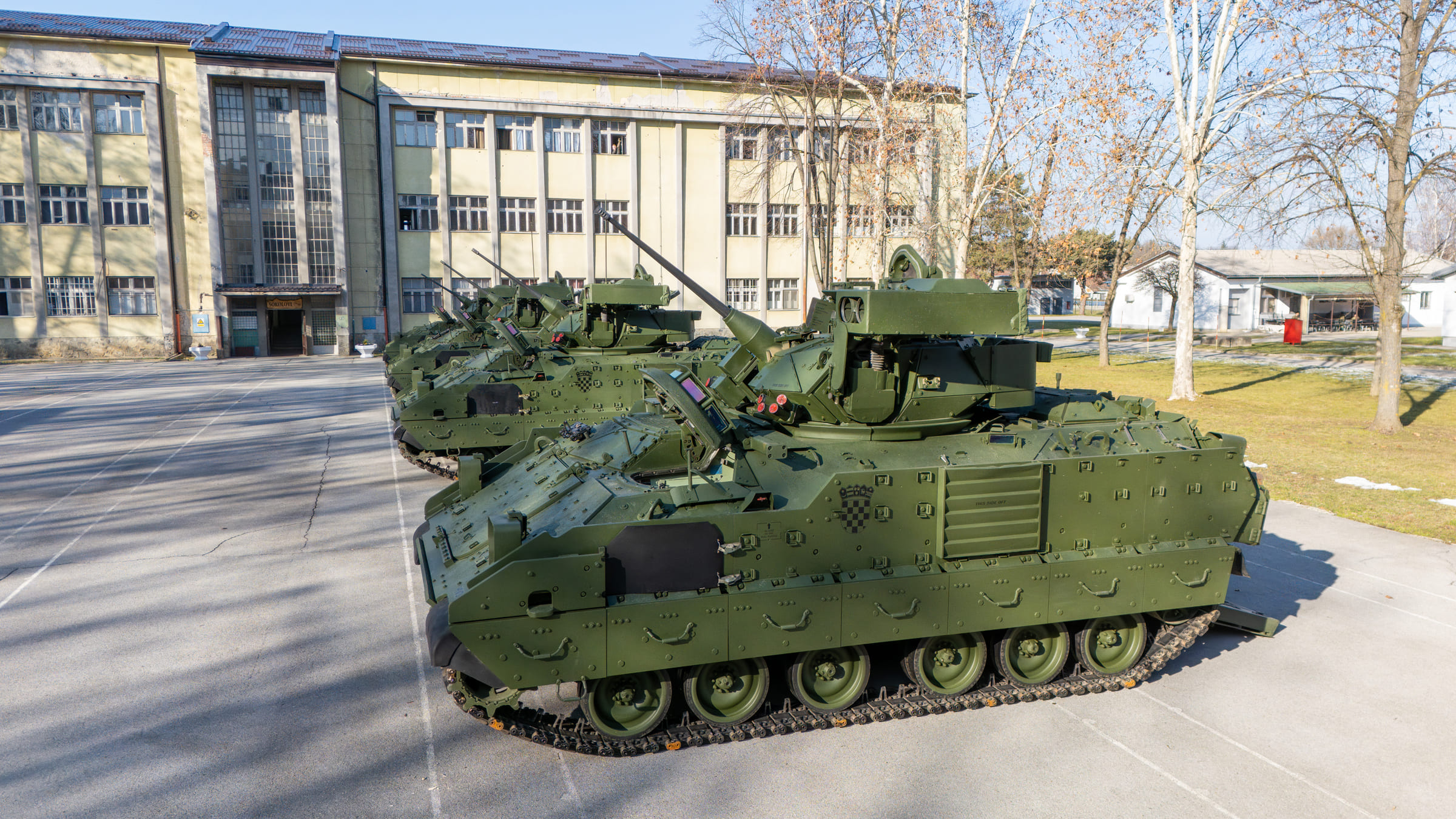 The Croatian military has adopted the first Bradley IFVs