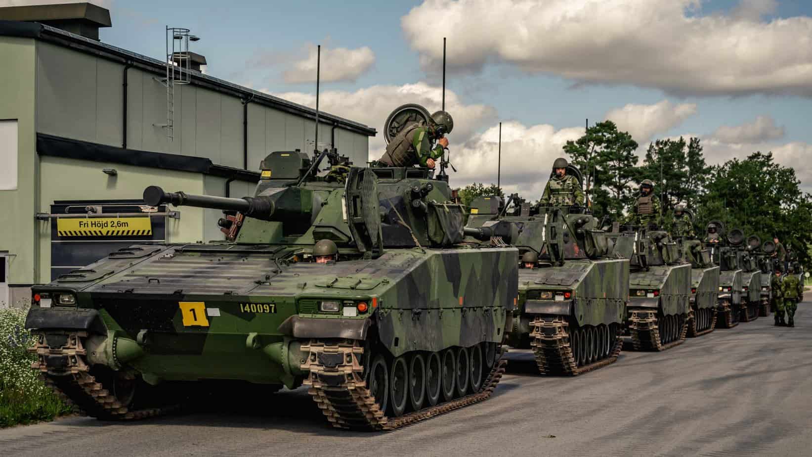 Sweden deploys mechanized battalion in Latvia