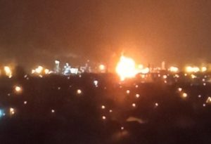 Lukoil’s oil refinery catches fire in Volgograd