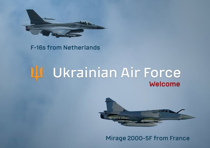 Зображення F-16 та Mirage 2000-5F. Джерело: Командування Повітряних сил.