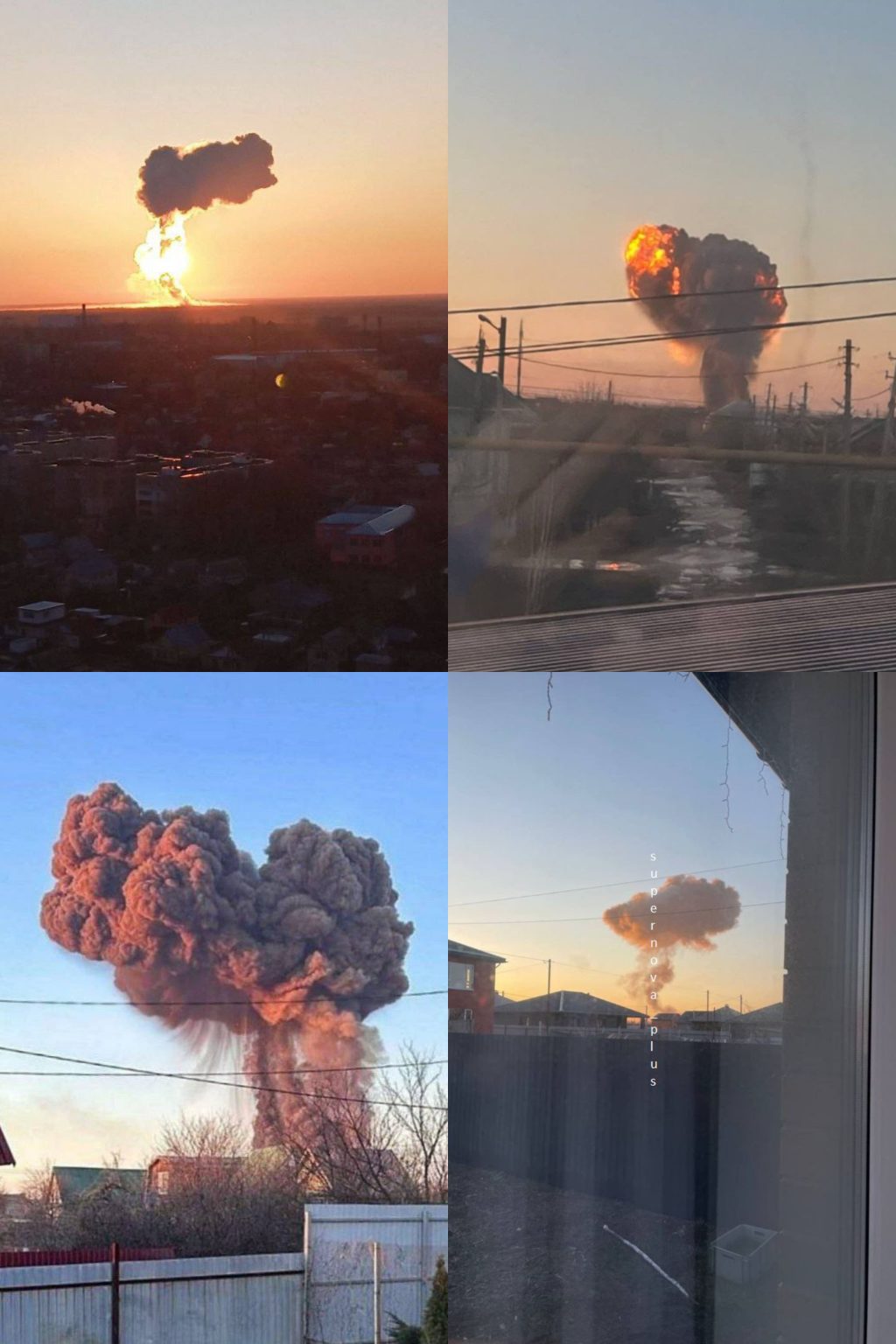Base Exploding Drones Attack Russian Engels 2 Air Base, Ammunition Depot Still ...