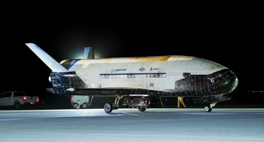 Космоплан X-37B. Березень 2025. США. Джерело: Космічні сили США