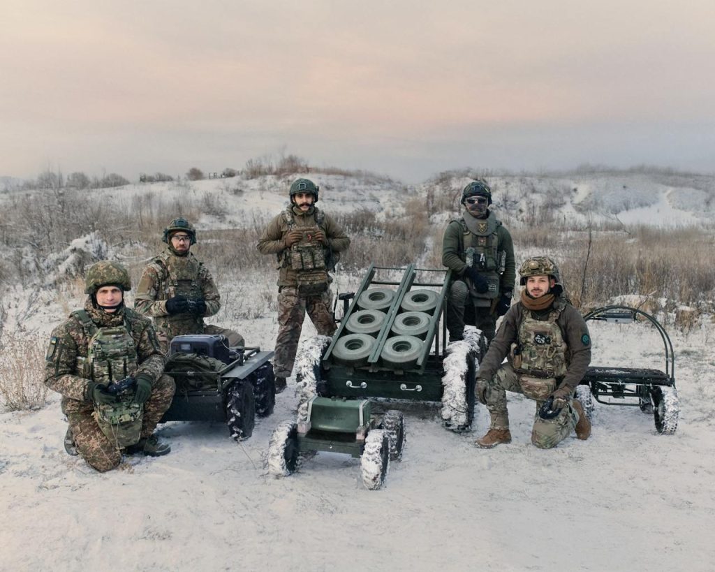 Наземні роботизовані комплекси 13-ї бригади "Хартія". Фото: 13 БрОП НГУ