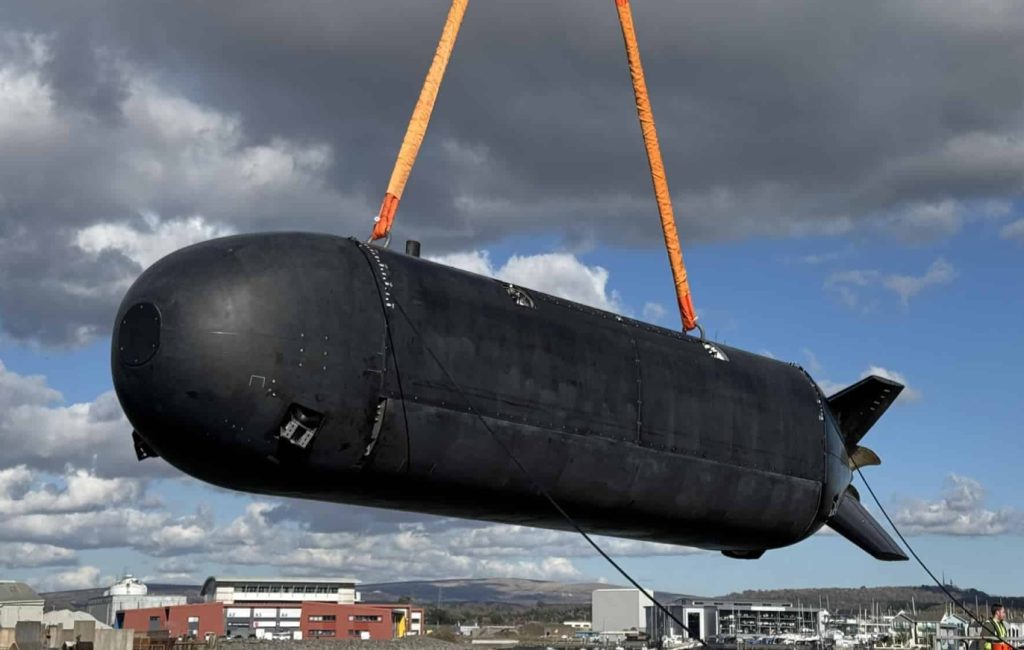 Великий безпілотний підводний човен компанії MSubs у рамках проєкту CETUS. Березень 2025. Велика Британія. Джерело: Turnchapel Wharf / @Turnchapel