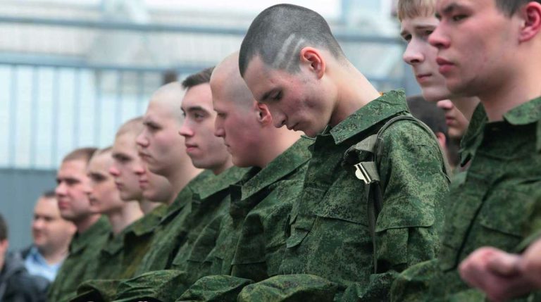 Russian conscripts. Photo credits: Russian media