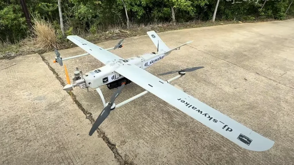 Китайський дрон Skywalker на оптоволокні. Квітень 2025. Джерело: компанія Dj Skywalker