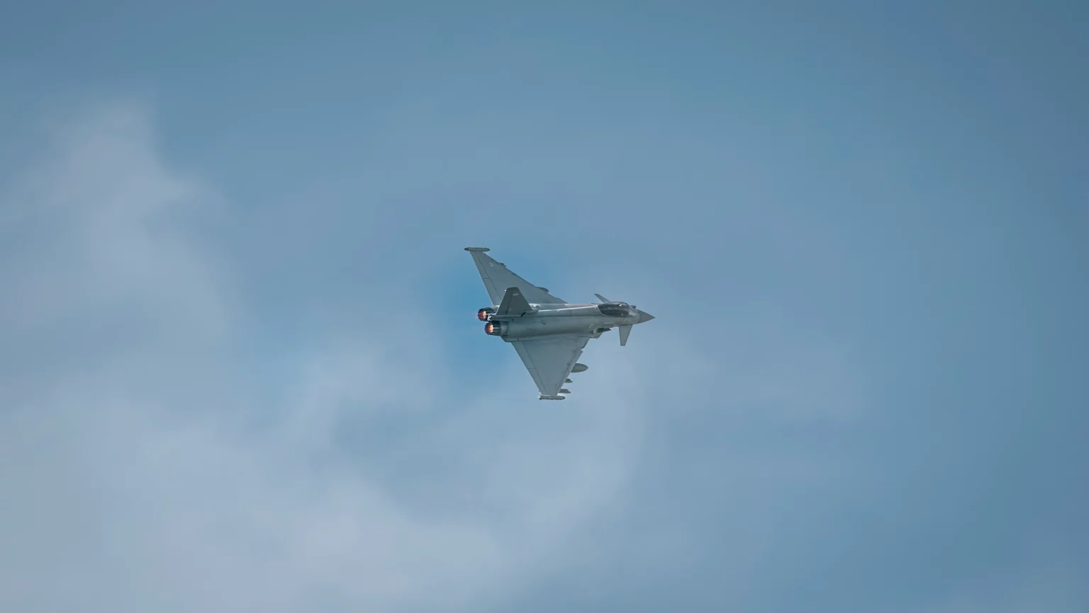 A Typhoon. Photo credits: Royal Air Force