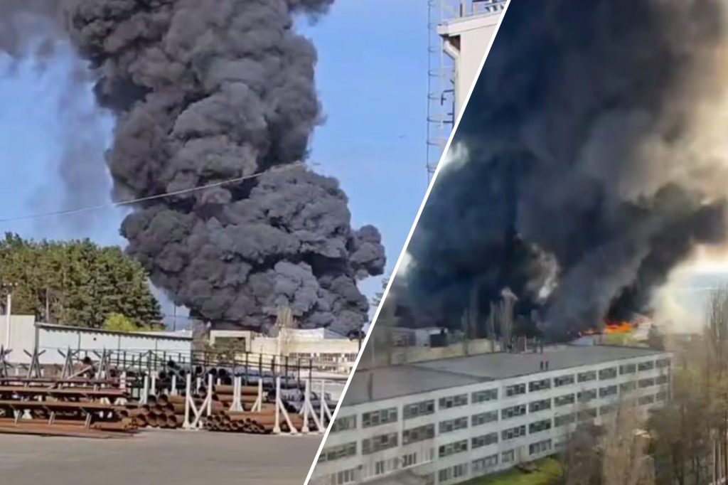 Fire Breaks Out at Bearing Factory in Kursk