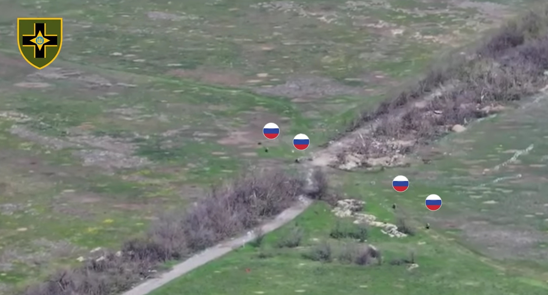 Російські штурмовики та мотоциклах під час штурму позицій 28 ОМБР. Фото: 28 ОМБр