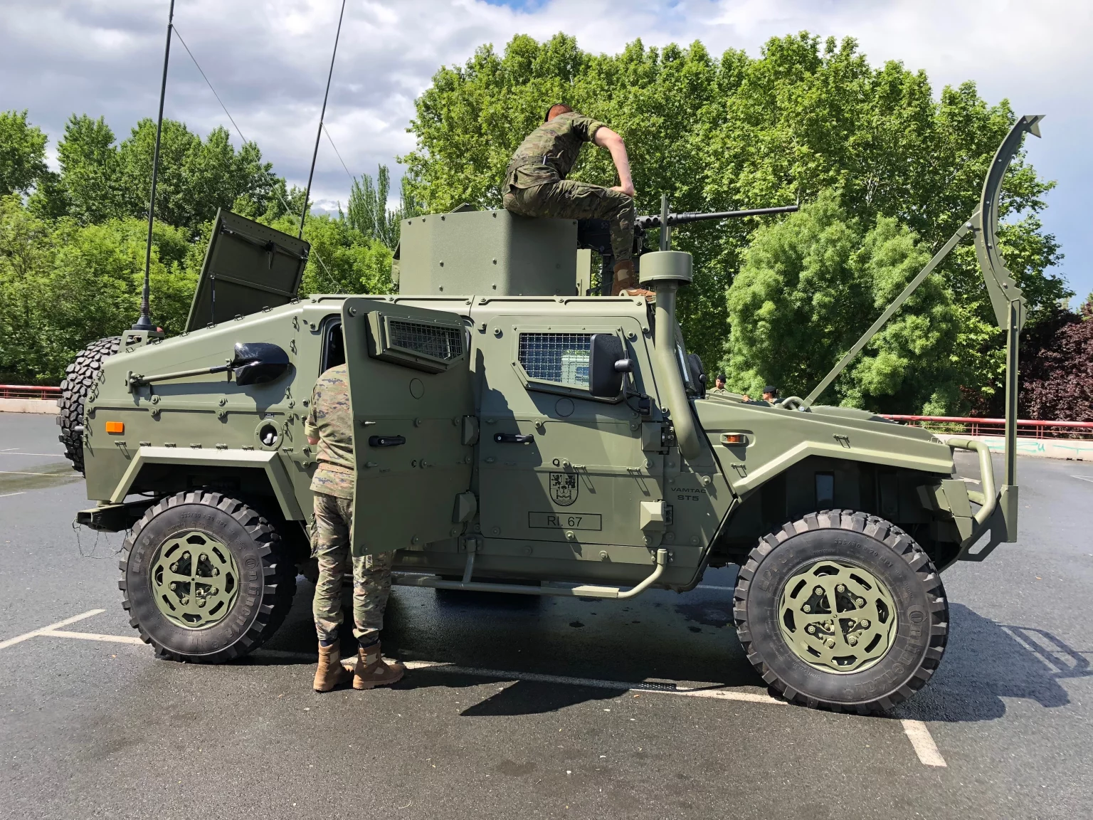 URO VAMTAC ST5 BN3 armored vehicle. Photo credits: Manuel Gomez