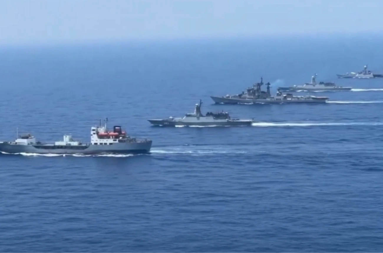 India and Russia Conduct Naval Exercises in Bay of Bengal