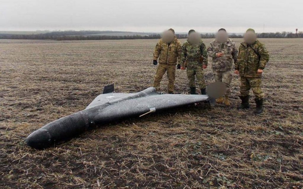 A Russian Shahed drone neutralized over Ukraine. Photo credits: Oleksandr Fediienko