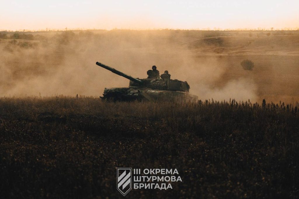 Ukrainian T-72AV. Photo credits: 3rd Separate Mechanized Brigade.