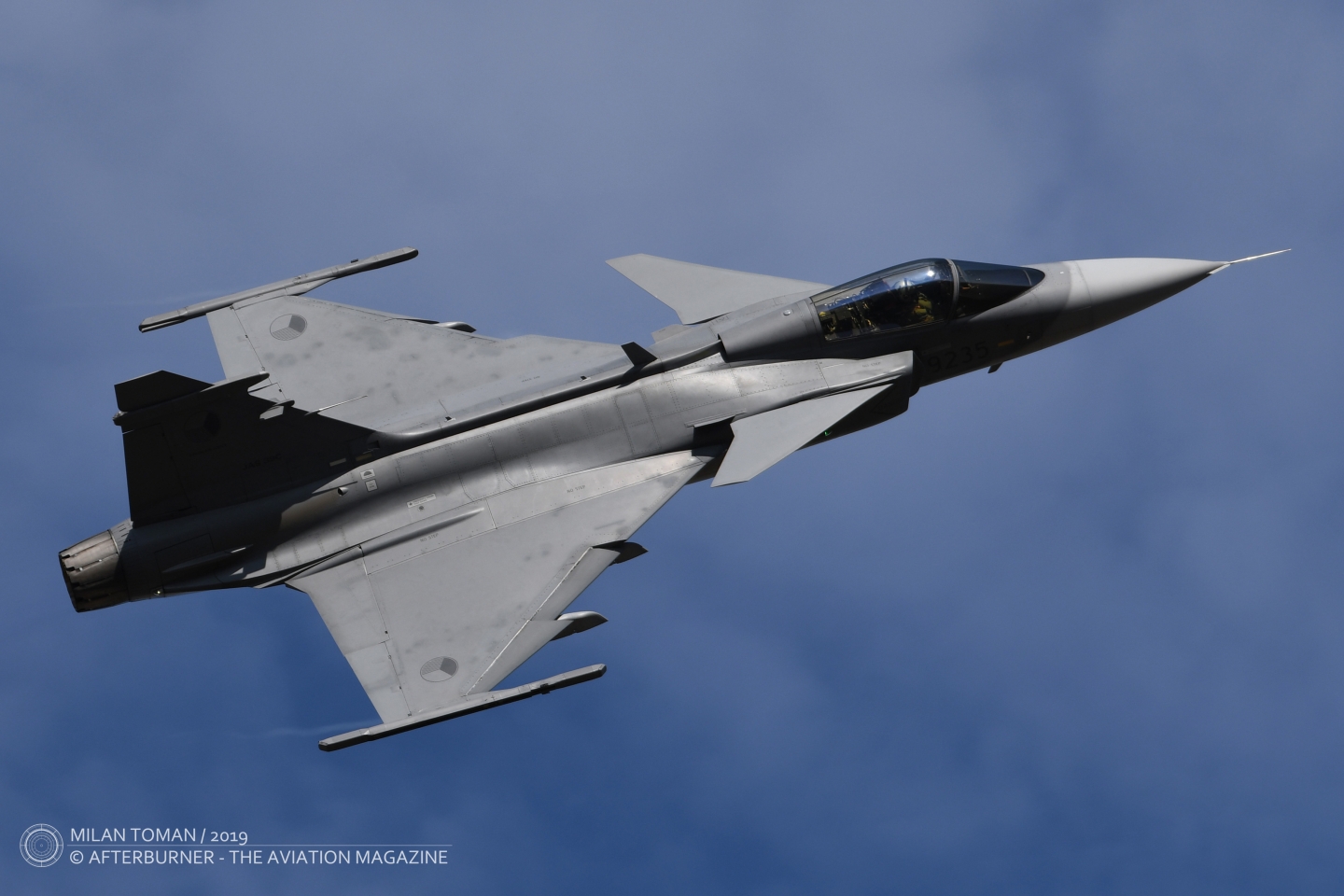 JAS 39 Gripen 211-ї ескадрильї Повітряних сил Чехії. Фото: Afterburner