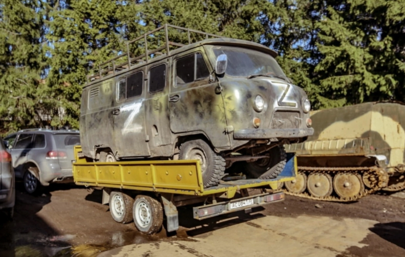 UAZ-452 ‘Bukhanka’ of the Russian military. Source: Russian media