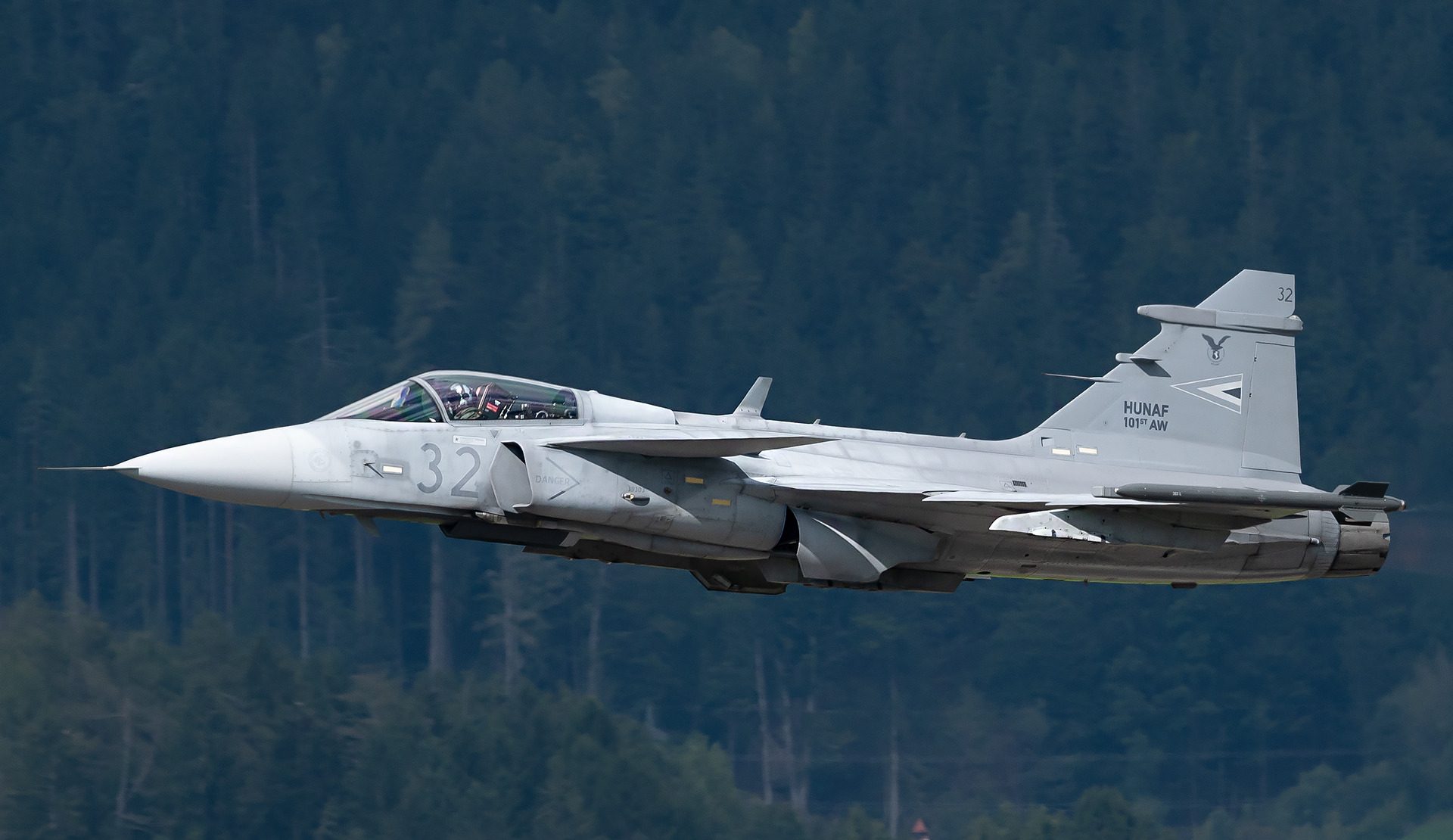 JAS 39 Gripen of the Hungarian Air Force, September 2024. Photo credits: Marcel Rudolf