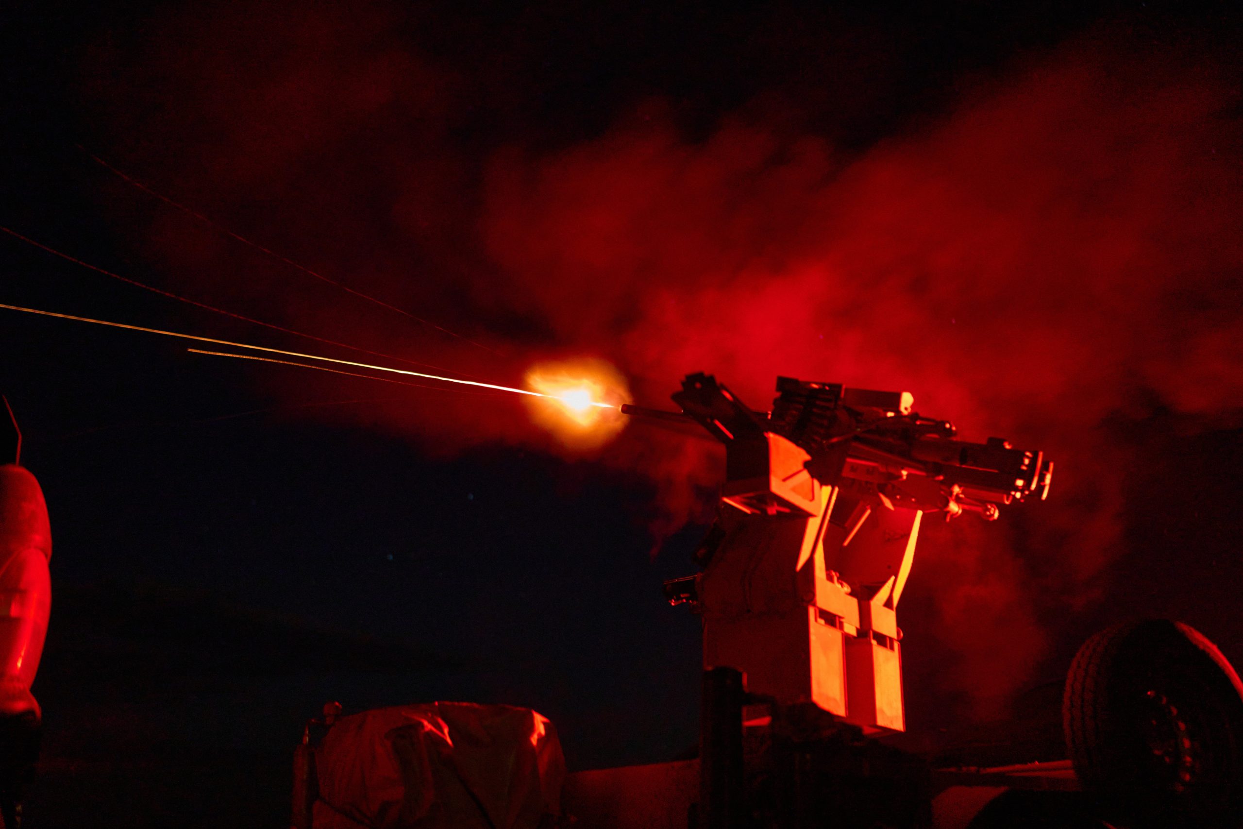 Sky Sentinel anti-aircraft turret with M2 Browning machine gun. Photo credits: United24 media