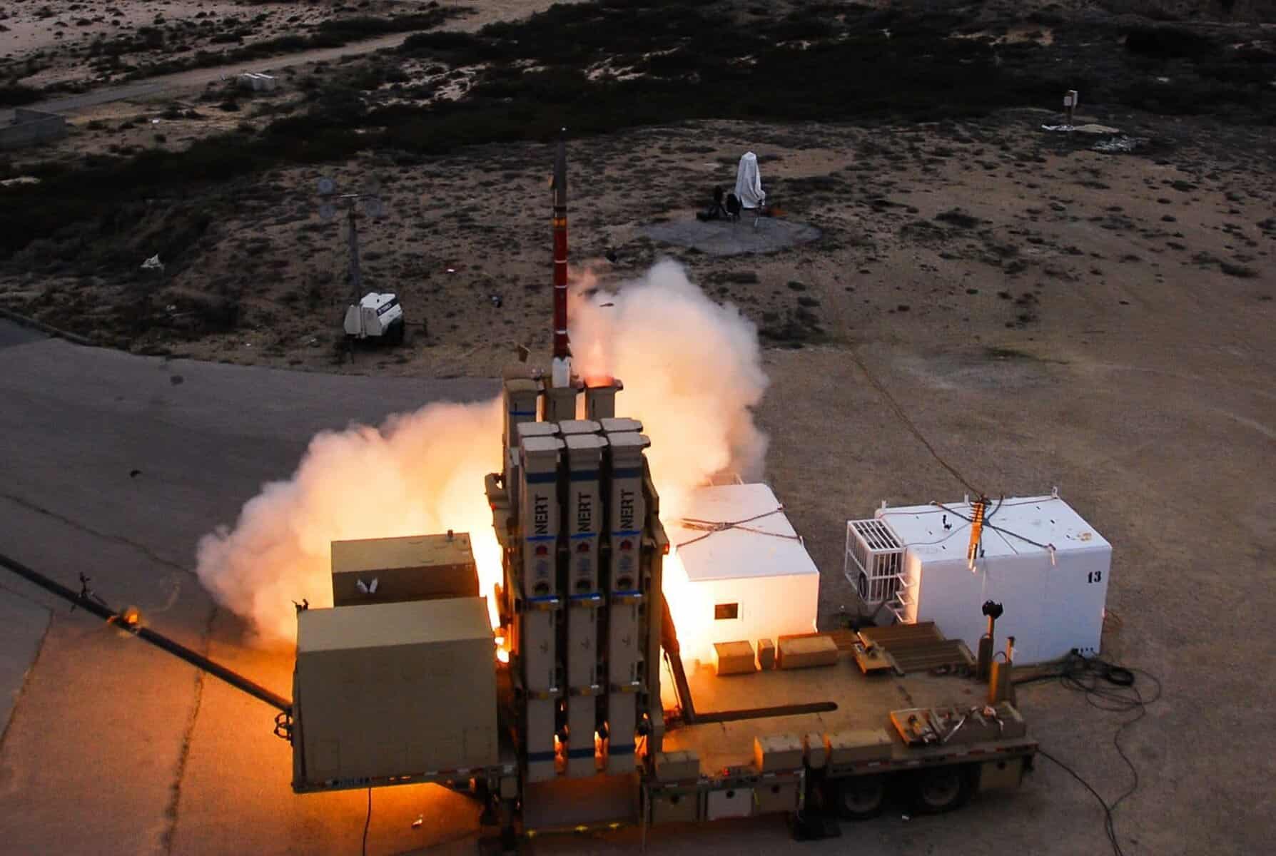 Interceptor launch from Israel’s David’s Sling system. Photo credits: Israeli Air Force