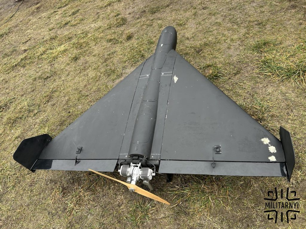 Ударний безпілотник «Батяр» під час випробувань. Фото: «Мілітарний»