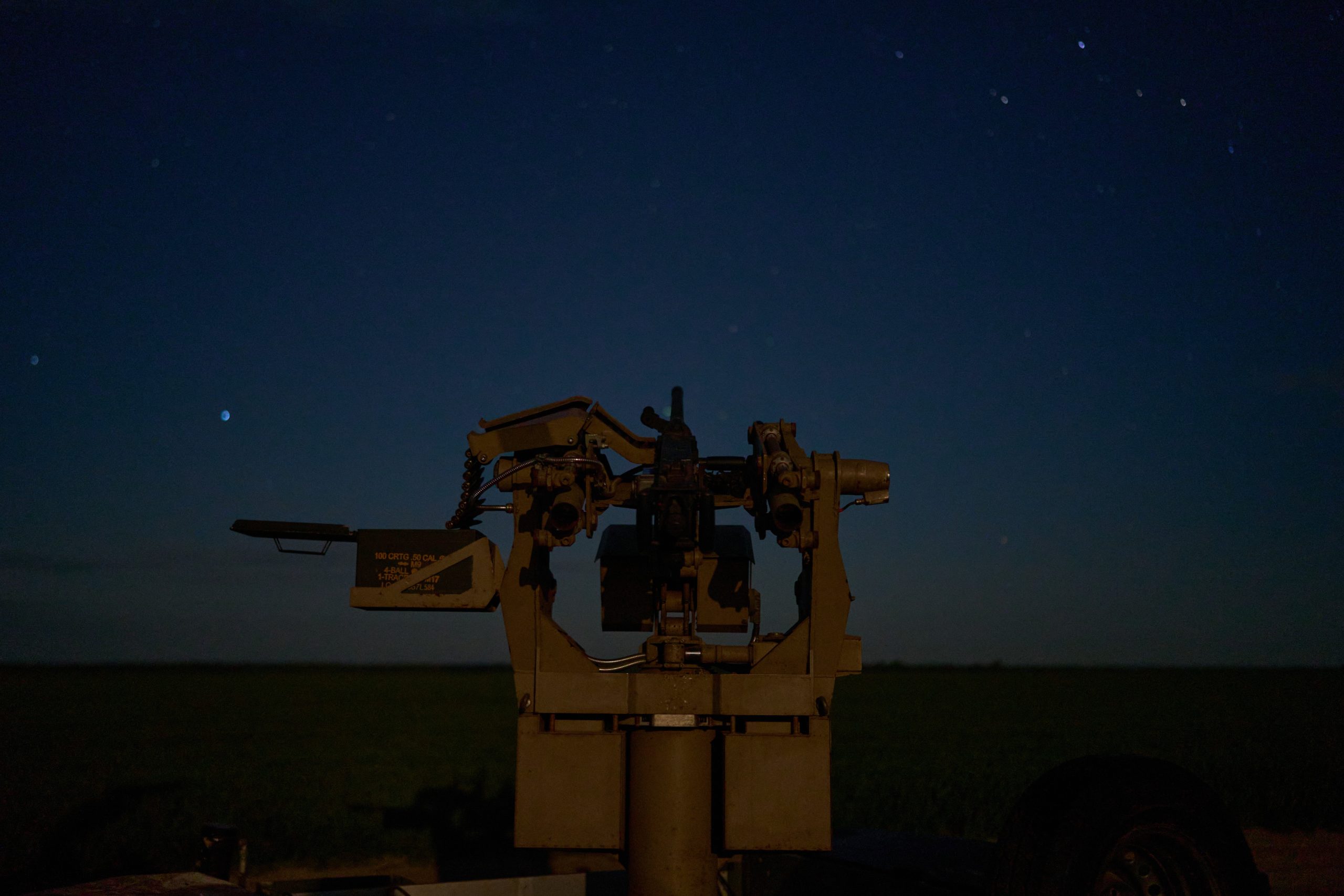 Sky Sentinel anti-aircraft turret with M2 Browning machine gun. Photo credits: United24 media