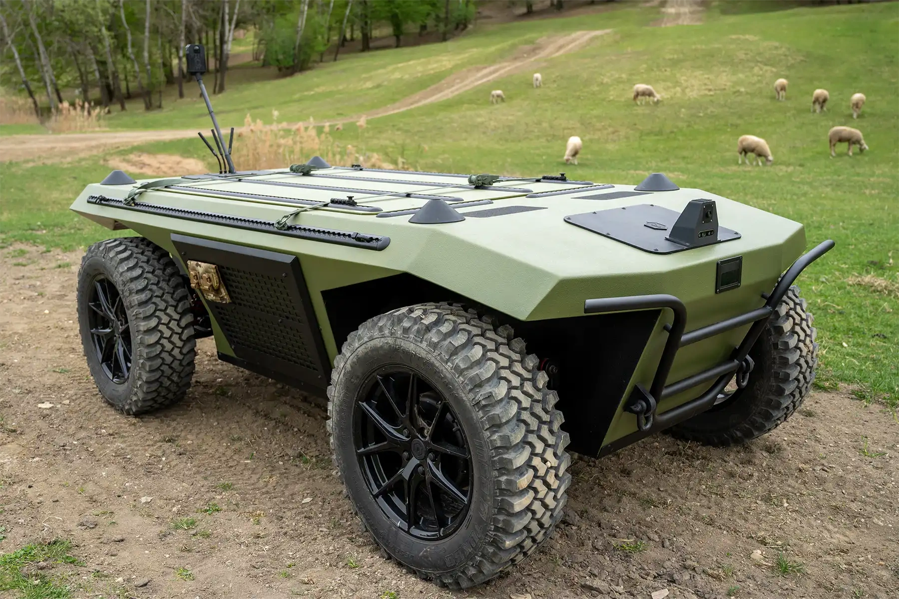 Ground-based autonomous HORNET drone. Photo credits: LPP Holding