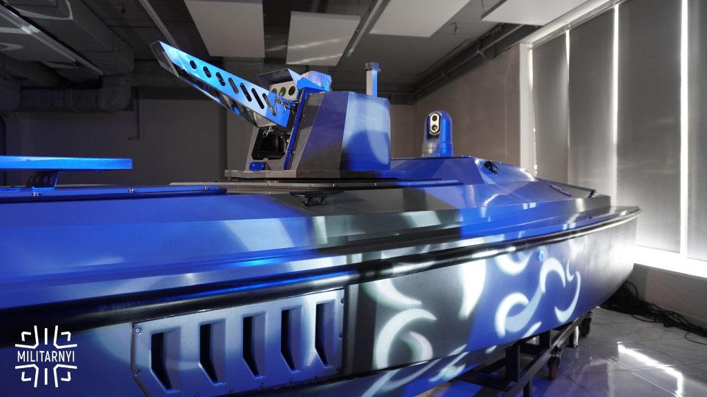 Морський дрон Magura v7 з кулеметною туреллю, травень 2025. Фото: "Мілітарний".