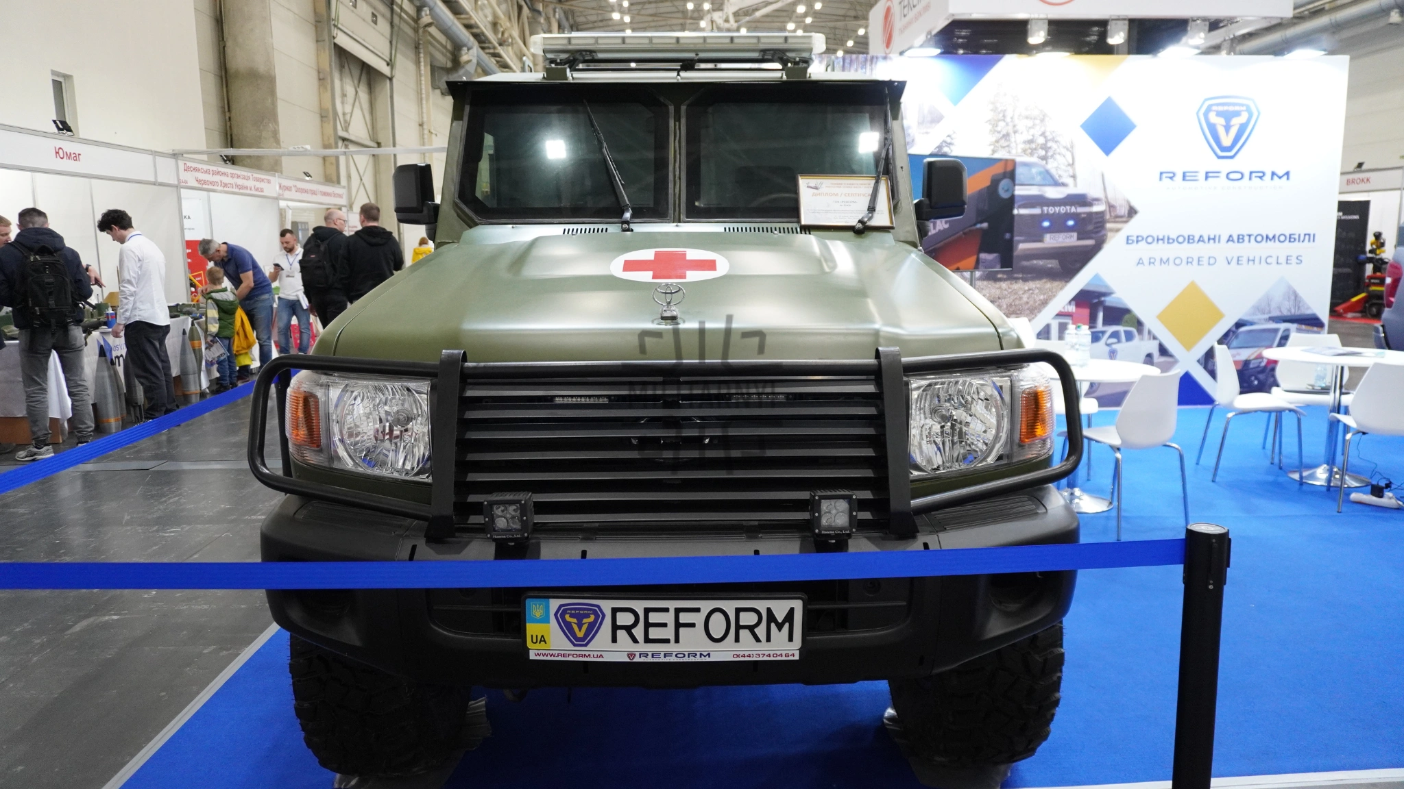 CASEVAC based on a Toyota off-road vehicle from Reform. Photo credits: Militarnyi