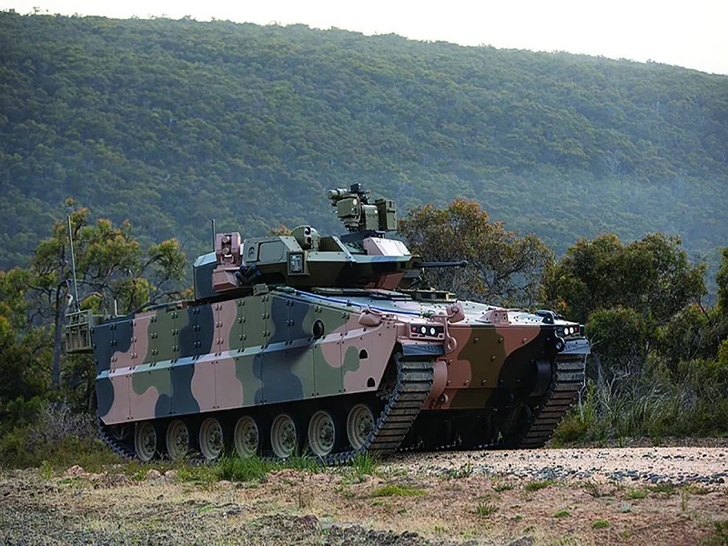 AS21 Redback infantry fighting vehicle during tests in Australia. Photo credits: Hanwha Aerospace