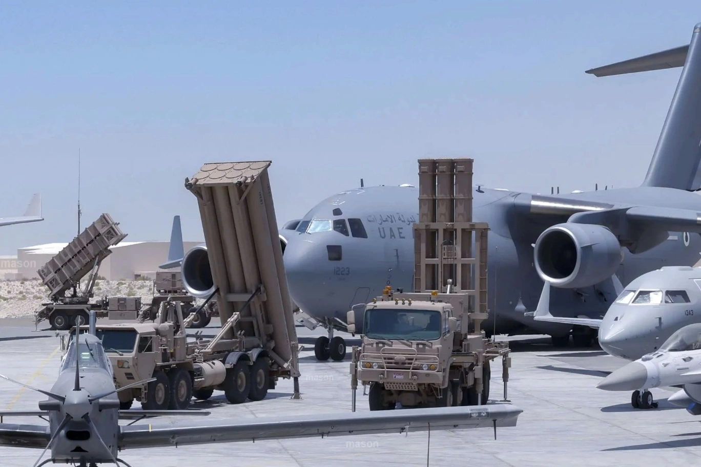 Patriot, THAAD та M-SAM-II армії ОАЕ. Травень 2025. Джерело: Government of Dubai Media Office (Facebook)