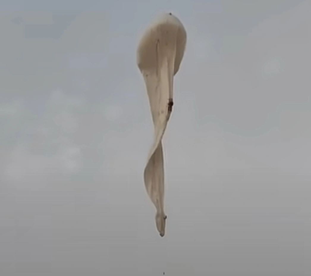 Індійський розвідувальний стратосферний дирижабль під час випробування. Травень 2025. Індія. Джерело: pib.gov.in