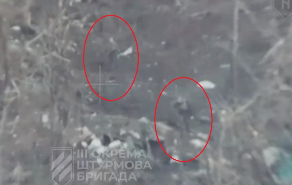 Ліквідація бійцем 3-ОШБр російських штурмовиків. Фото: ОШБр