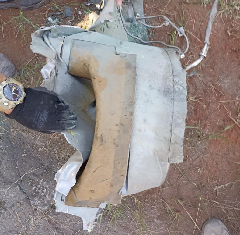 Радіопоглинаючий матеріал на кромці повітрозабірника ракет 3М-14/Искандер-К. Фото Методичні рекомендації щодо ідентифікації крилатих ракет