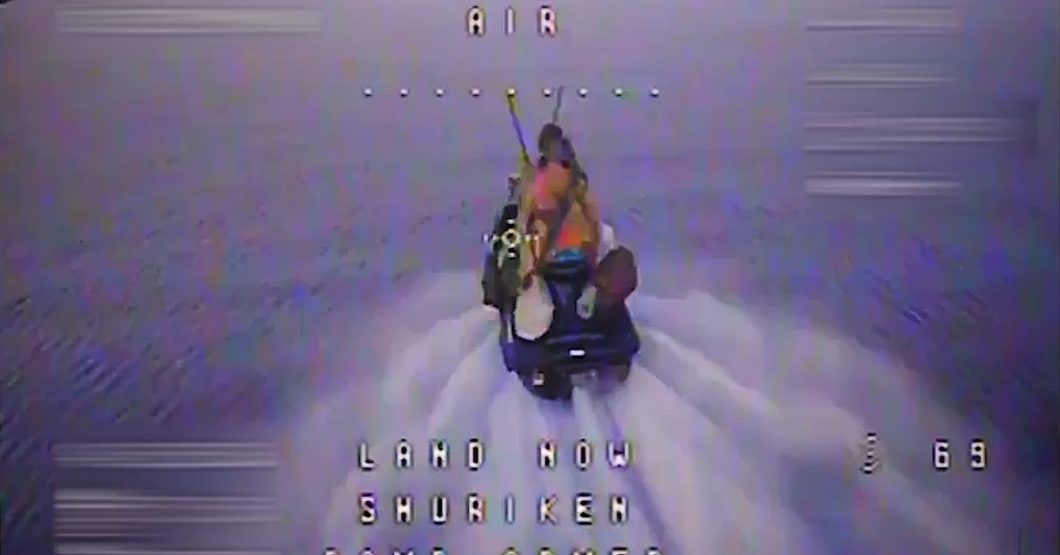 Russian invaders on a jet ski, September 2024. Photo credits: Serhiy Sternenko