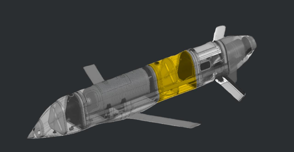 Рендер нової російської крилатої ракети «Бандероль». Фото: ГУР МО
