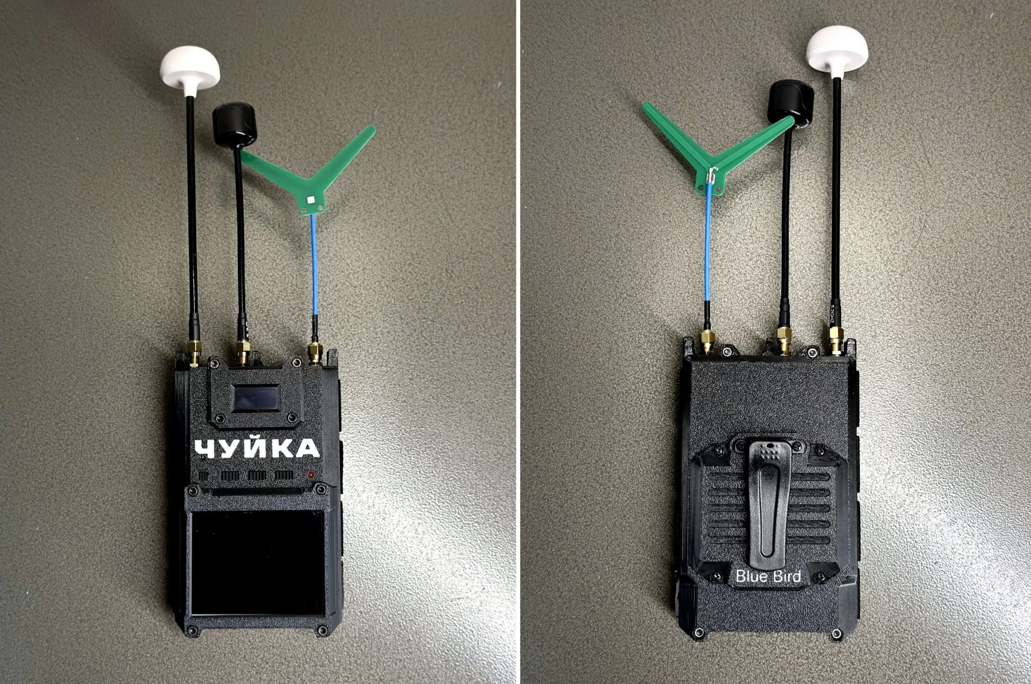 Drone video signal detector Chuyka 3.0 by BlueBird Drones. Photo credits: BlueBird Drones