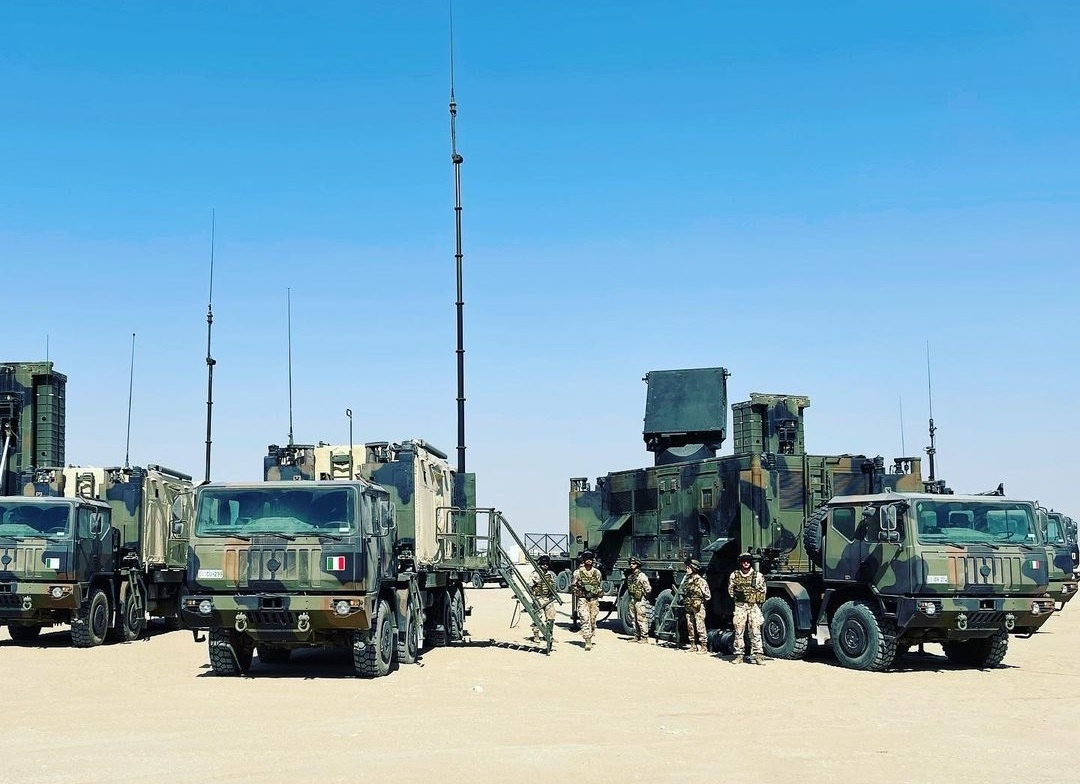 SAMP/T battery of the Italian armed forces in Kuwait