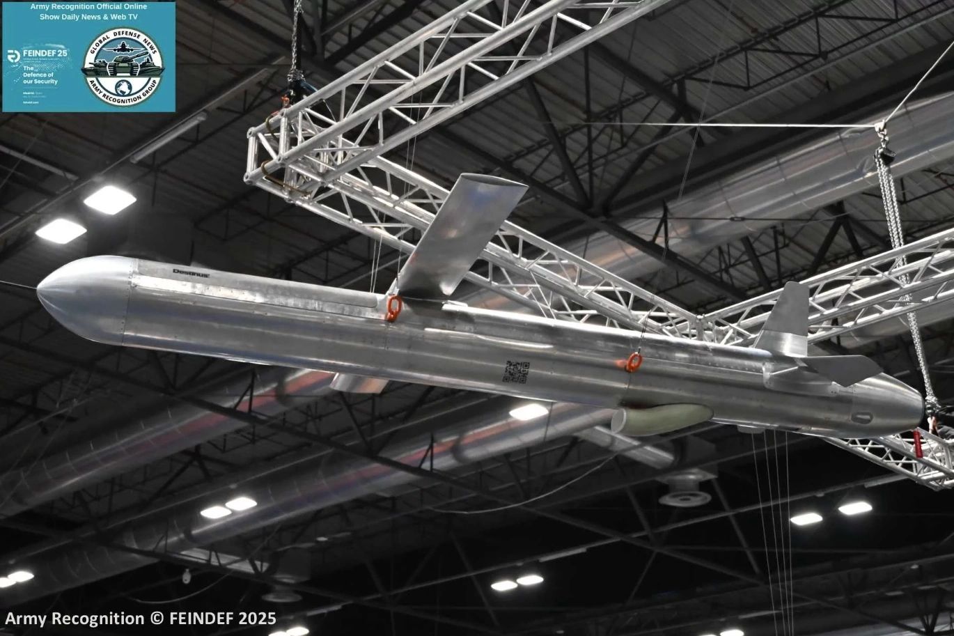 Ruta missile at the FEINDEF 2025 exhibition. May 2025. Source: armyrecognition.com