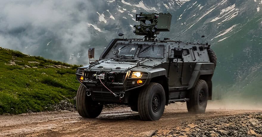 Turkish Cobra II armored vehicle from Otokar. Manufacturer's photo