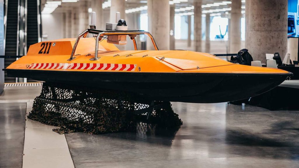 Російський морський дрон «Катран». Фото: ЦБСТ