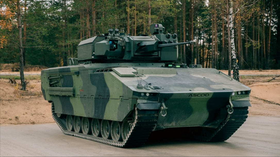 ASCOD infantry fighting vehicles. Photo credits: Latvian Ministry of Defense