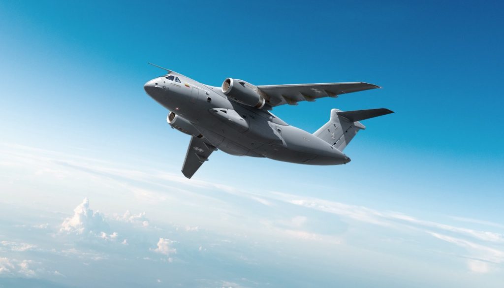 Рендер літака C-390 Millennium від Embraer для ЗС Литви