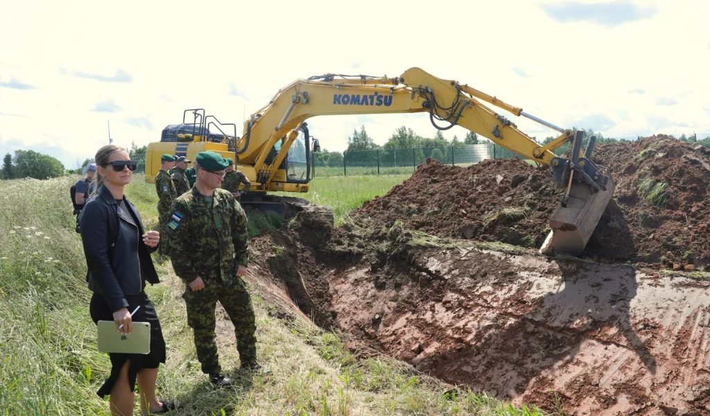 Будівництво Балтійської оборонної лінії. Червень 2025. Естонія. Джерело: kaitseinvesteeringud.ee