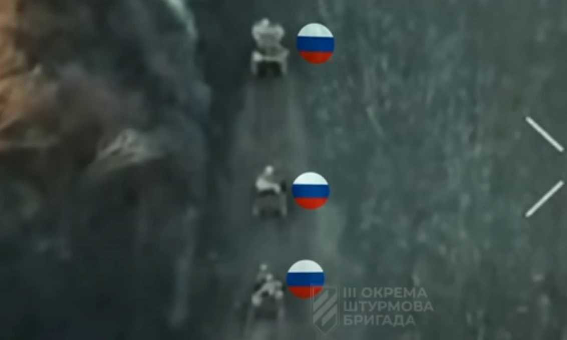 Росіяни на квадроциклах прямують на штурм. Джерело: 3-тя штурмова бригада