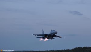 Su-27 Strikes Enemy Position in Pokrovsk, Blocking Ukrainian Forces’ Advance