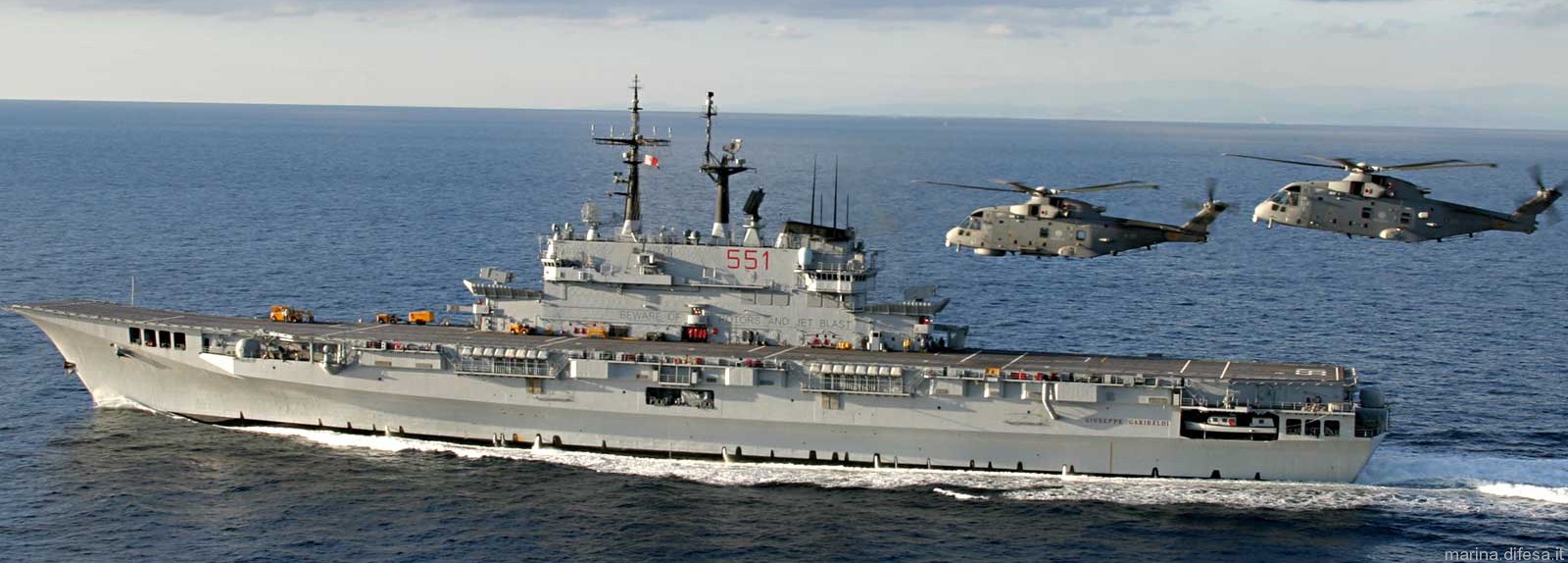 Авіаносець Giuseppe Garibaldi. Фото: Marina Difesa