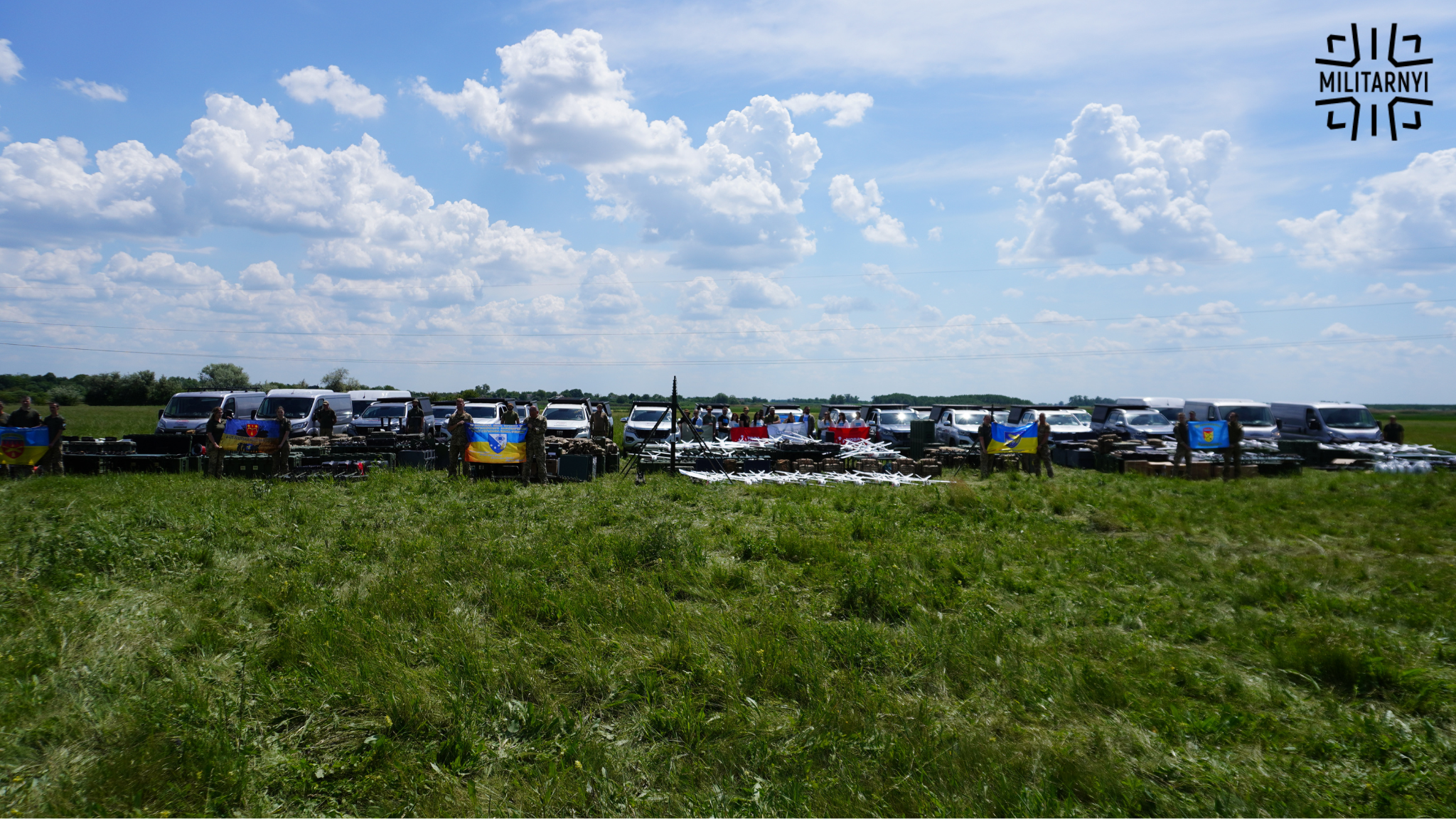 Передане в рамках проєкту майно. Джерело: Мілітарний.