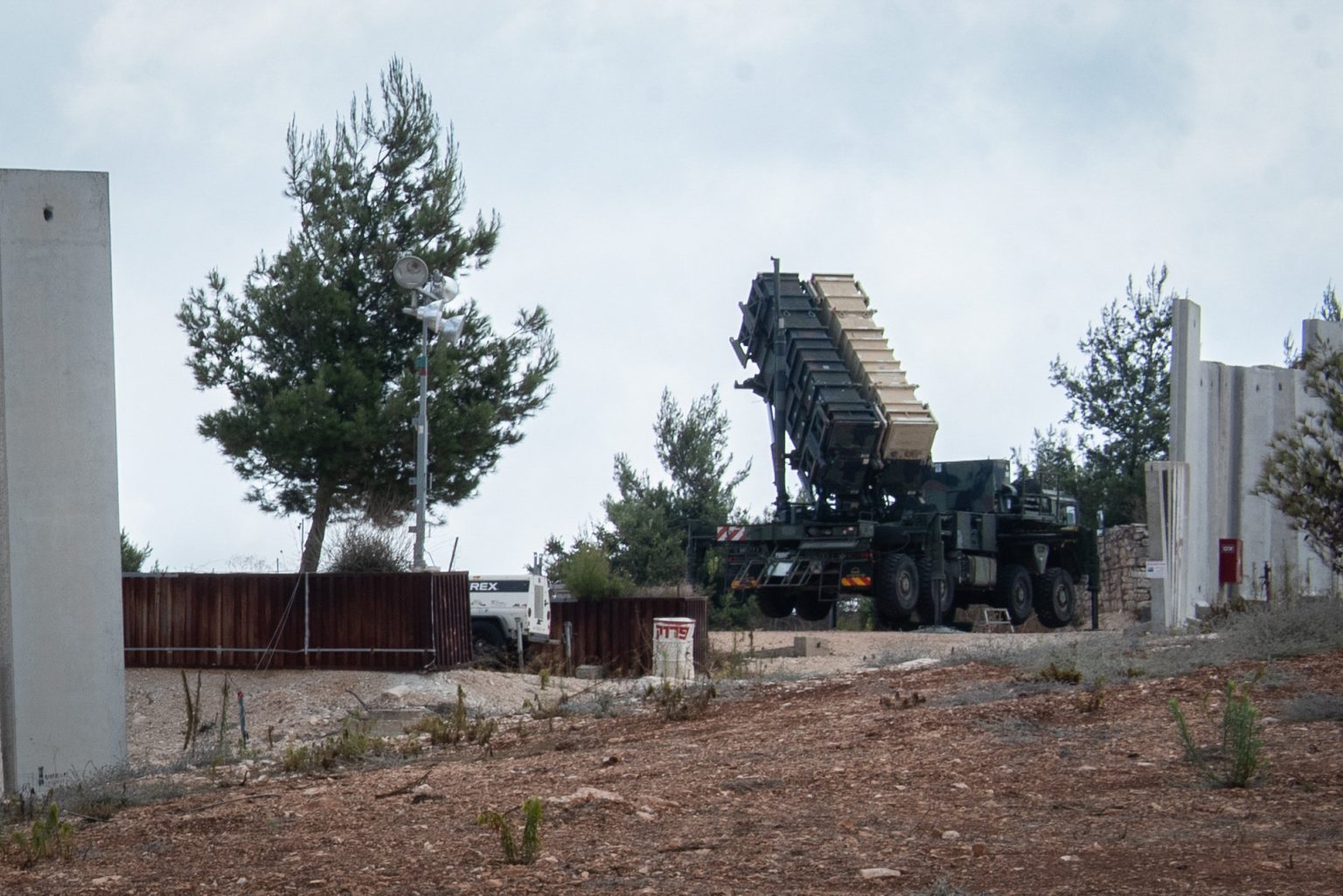 A Patriot PAC-2 air defense missile launcher in northern Israel, August 2, 2018. Photo: Basel Awidat