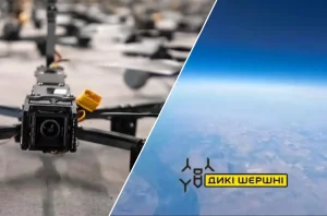 Illustration for the news about the interceptor drone by Wild Hornets. Ukraine, June 2025