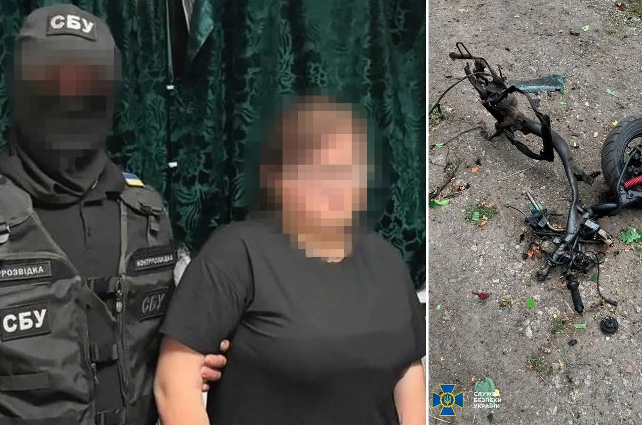 Виконавицю теракту із замінованим скутером проти військових у Харкові затримали